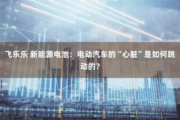 飞乐乐 新能源电池：电动汽车的“心脏”是如何跳动的？